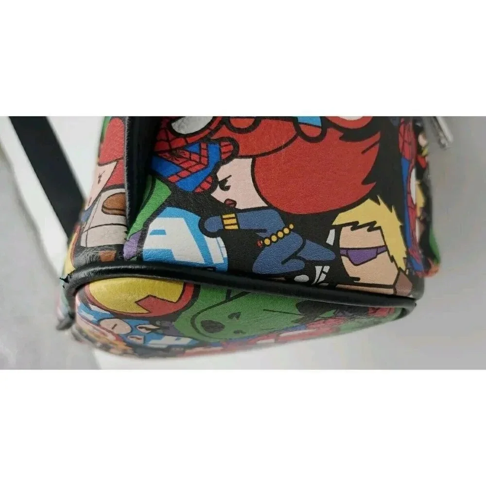 Loungefly OG Marvel Chibi Avengers Mini Backpack Black Widow Captain America EUC
